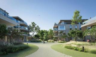 <span><span>Residentie Wildeman is een exclusief nieuwbouwproject in hartje Arendonk. De centrale, groene ligging in combinatie met de aandacht voor duurzame energie maken dit project uniek. De 41 moderne appartementen worden voorzien van energie dankzij een warmtenet en deels door zonnepanelen. Daarnaast zijn er 5 commerciële ruimten voorzien. Het project wordt voorzien van een ondergrondse parking. De verkoop van residentie Wildeman geschiedt onder de Wet Breyne.</span></span>
<p>Appartement A1.3 bevindt zich op de eerste verdieping en heeft een oppervlakte van 100m². Het beschikt over een open ingerichte keuken, 2 slaapkamers en een ruim terras van 21,90.</p>