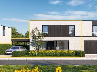 Deze energiezuinige halfopen moderne nieuwbouwwoning (lot 27) ligt op een heel mooi perceel van 586 m² in Meulebeke. Geniet van een open...