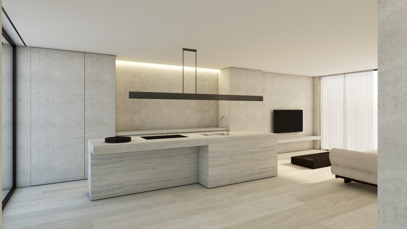 LUXUEUS AFGEWERKTE PENTHOUSE MET 2 SLPKS MET GROTE ZONGERICHTE TERRASSEN (98 M2) - foto 2