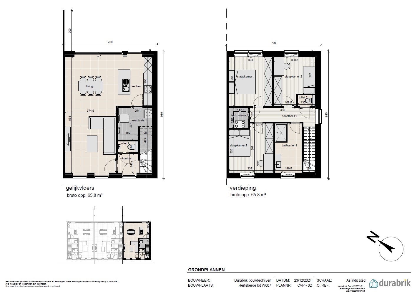Moderne energiezuinige nieuwbouw met 3 slaapkamers - foto 2