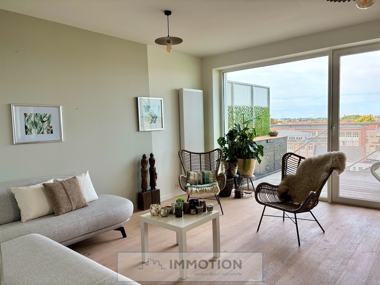 Comfortabel wonen met adembenemend uitzicht over de Leie en Kortrijk - foto 2