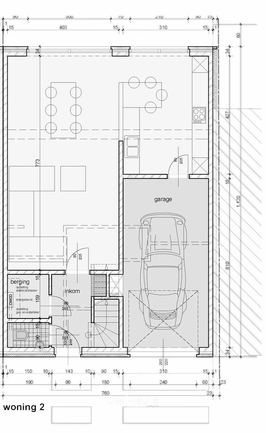 Charmante rijwoning met tuin en garage in het hart van Zwijndrecht - foto 3