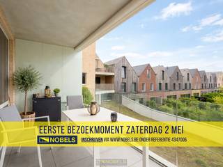 1ste bezoekdag zaterdag 2 mei! Inschrijven kan via www.nobels.be onder referentienummer 4347006.ENERGIEZUINIG BEN-APPARTEMENT gelegen op het...