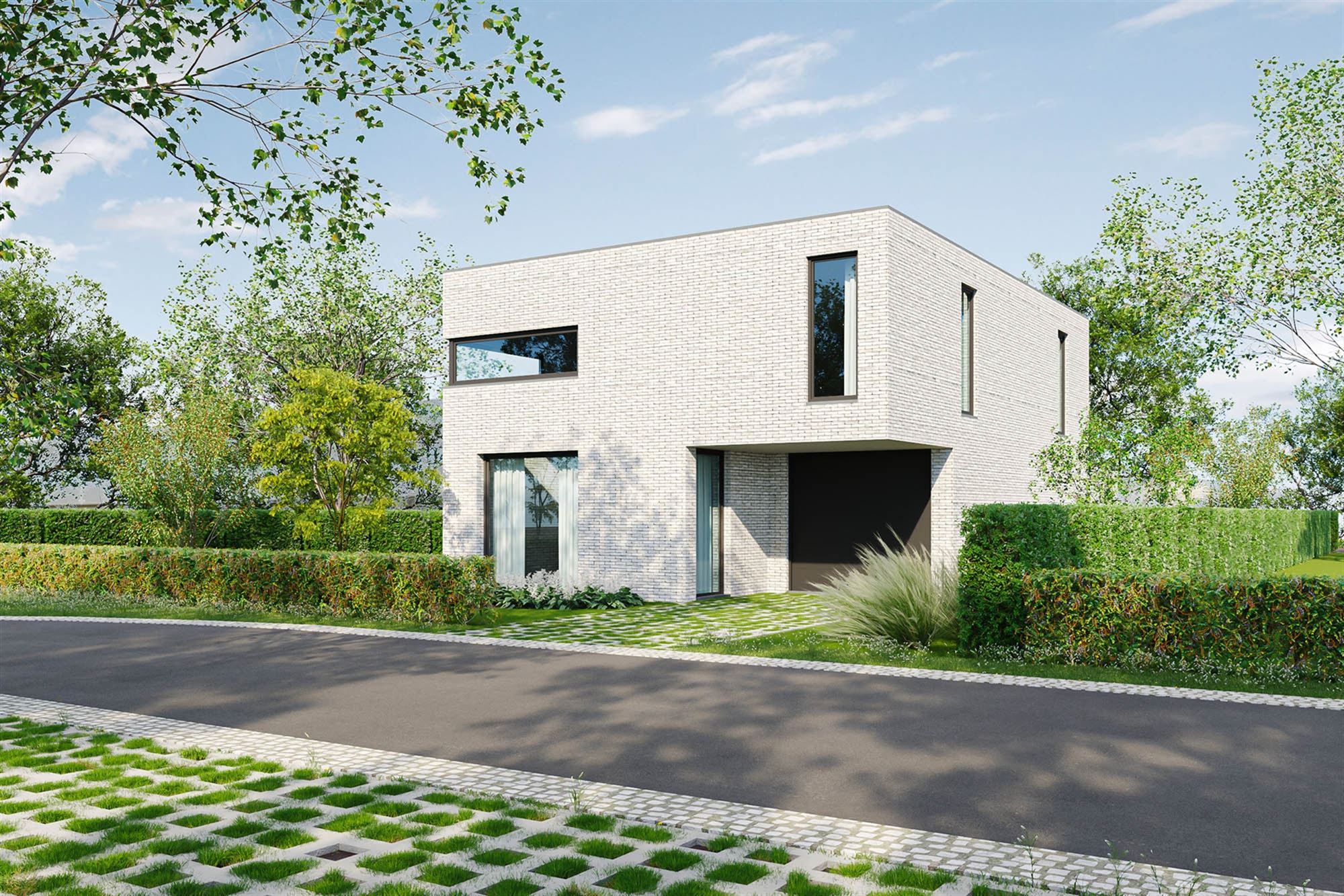 BOUWGROND OPEN BEBOUWING OP 7A35CA MET STRAATBREEDTE VAN 21,42 M TE DEURNE-DIEST - foto 2