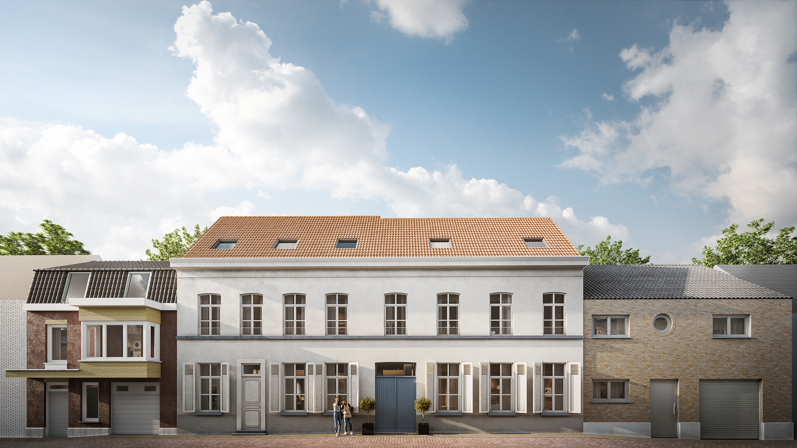 Residentieel renovatieproject (9 units) tussen Gent en Brugge - foto 1
