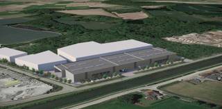 BTS Magazijn van 13.850m² te huur op strategische ligging E19/E34 en directe ligging aan het Kanaal Dessel-Turnhout-Schoten, met of zonder...