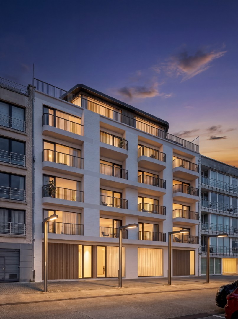 Nieuwbouwresidentie De Rede - bestaande uit 18 appartementen - 1 handelsruimte en 23 parkeerplaatsen - EXCLUSIEF wonen op een TOP locatie met zicht over de jachthaven van Zeebrugge. - foto 5
