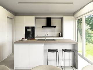 De woning moet nog worden gebouwd, u heeft dus volledige inspraak in de stijl &amp; indeling!<br /><br />Deze energiezuinige woning, biedt U  een ruime woonkamer met open keuken(voorzien van AEG toestellen en maatkeuken), inkomhal ,berging, tuin en mogelijkheid tot 3 slaapkamers en een mooi uitgeruste badkamer.<br />De woning is voorzien van zonnepanelen en kwalitatieve materialen.<br /><br />Zie www.dimmowoning.be voor de prijs alle kosten inclusief!