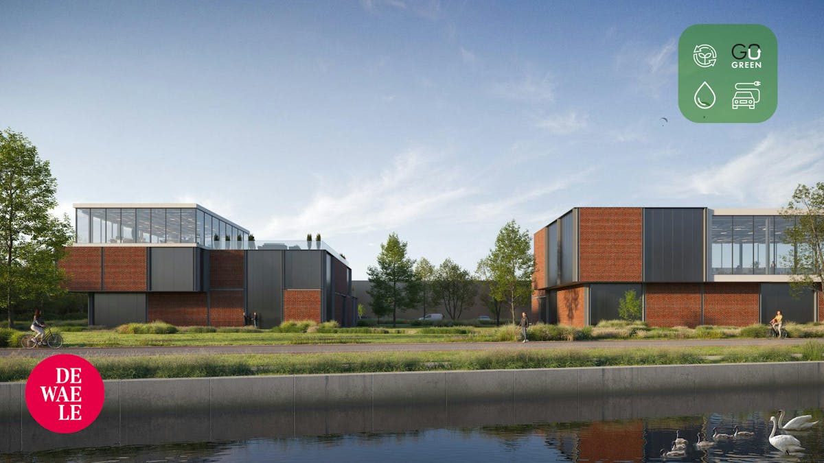 Newly built warehouse with office space at a prime location in Hasselt - photo 1