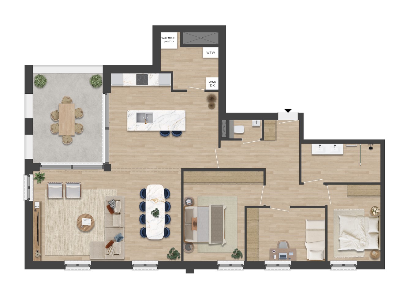 Appartement à vendre à Mol avec 3 chambres - photo 2