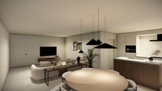 Gelijkvloers nieuwbouwappartement met 2 slaapkamers met recreatievoorzieningen, horeca en OV binnen handbereik geniet u van maximaal wooncomfort. De nabijheid van de N103, N18 en de Zuiderring zorgt ervoor dat niet alleen het appartement, maar ook de omliggende gemeenten gemakkelijk bereikbaar zijn.<br /><br />Omschrijving:<br />Comfort en kwaliteit staan centraal in dit project. Elk appartement wordt afgewerkt met hoogwaardige materialen, waarbij u de mogelijkheid heeft om afwerkingen naar eigen smaak te kiezen, conform het lastenboek. Dankzij de toepassing van de nieuwste technieken voldoet elke wooneenheid aan de hedendaagse en toekomstige normen. Bovendien worden alle appartementen uitgerust met zonnepanelen, wat bijdraagt aan een duurzame en energiezuinige woonomgeving.<br /><br />Het appartement heeft een bewoonbare oppervlakte van 107 m² en bestaat uit:<br />- Inkomhal<br />- Gastentoilet<br />- 2 ruime slaapkamers<br />- Badkamer<br />- Berging/wasplaats<br />- Leefruimte met eet- en zitgedeelte<br />- Volledig uitgeruste open keuken<br />- Terras van 17m²<br />- Tuin van 60m²<br /><br />Daarnaast wordt er bij het appartement een carport en een tuinberging voorzien, die verplicht bij aan te kopen zijn. Deze prijzen zijn exclusief btw en registratierechten.<br /><br />Voor meer informatie of om een bezoek aan dit project te plannen, staan wij graag voor u klaar. Neem gerust contact met ons op via info@vastengoed.be of telefonisch via 014/72.73.74.<br /><br />Wenst u een gratis schatting van uw eigendom? Contacteer ons vrijblijvend voor een afspraak.