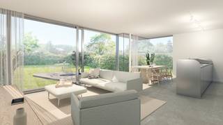 EXCLUSIEF VILLA-APPARTEMENT MET PRIVÉTUIN.
VRAAGPRIJS EXCLUSIEF BTW OP CONSTRUCTIEWAARDE EN VERKOOPRECHTEN OP DE GRONDWAARDE

Welkom in **Residentie Lumina**, een uitzonderlijk woonproject waar hoogwaardige architectuur, rust en wooncomfort elkaar perfect aanvullen. Dit exclusieve gelijkvloerse villa-appartement biedt een unieke kans voor wie op zoek is naar een elegante woonomgeving met veel licht, privacy en een directe verbinding met het omliggende groen.

De stijlvolle leefruimte baadt dankzij de grote raampartijen in natuurlijk daglicht en creëert een aangenaam gevoel van openheid en ruimte. De originele architectuur van Residentie Lumina onderscheidt zich door haar tijdloze vormgeving, hoogwaardige materialen en verfijnde afwerking, waardoor wonen hier een dagelijks genieten wordt.

Het appartement beschikt over een royaal zonneterras en een volledig privatieve tuin van bijna 100 m², een zeldzame meerwaarde die zorgt voor een perfecte combinatie van appartementsgemak en het buitengevoel van een villa. Vanuit de leefruimte kijkt u uit op het omliggende groen en verderop het prachtige natuurgebied De Rietbeemd, waardoor rust en natuur steeds binnen handbereik zijn.

Residentie Lumina bevindt zich in een rustige doodlopende straat in het hart van Moerbeke, op wandelafstand van winkels, horeca en andere dagelijkse voorzieningen. Bovendien ligt het station vlakbij, wat zorgt voor een uitstekende bereikbaarheid en een vlotte verbinding naar de omliggende steden.

Ook op technisch vlak voldoet deze residentie aan de hoogste verwachtingen en valt ze onder de normen van een BEN-woning (BijnaEngergieNeutraal). De combinatie van duurzame technieken, vloerverwarming èn -koeling , NUBI warmtepomp, zonnepanelen , ventilatiesysteem D en een energiezuinige bouwmethode verzekert een toekomstgerichte en comfortabele woonervaring. 

Als bijkomende troef bestaat de mogelijkheid om een **autostaanplaats aan te kopen**, zodat u steeds verzekerd bent van comfortabel parkeren dichtbij uw woning.

Bent u op zoek naar een woonst die de rust van de natuur combineert met de luxe van hedendaagse architectuur en een uitstekende bereikbaarheid? Dan is dit villa-appartement in Residentie Lumina zonder twijfel een bezoek waard.

**Maak een afspraak bezoek met het CasaVista Team via 054412500 of mail  en krijg meer info van vastgoedmakelaar Cedric tijdens een plaatsbezoek.**
