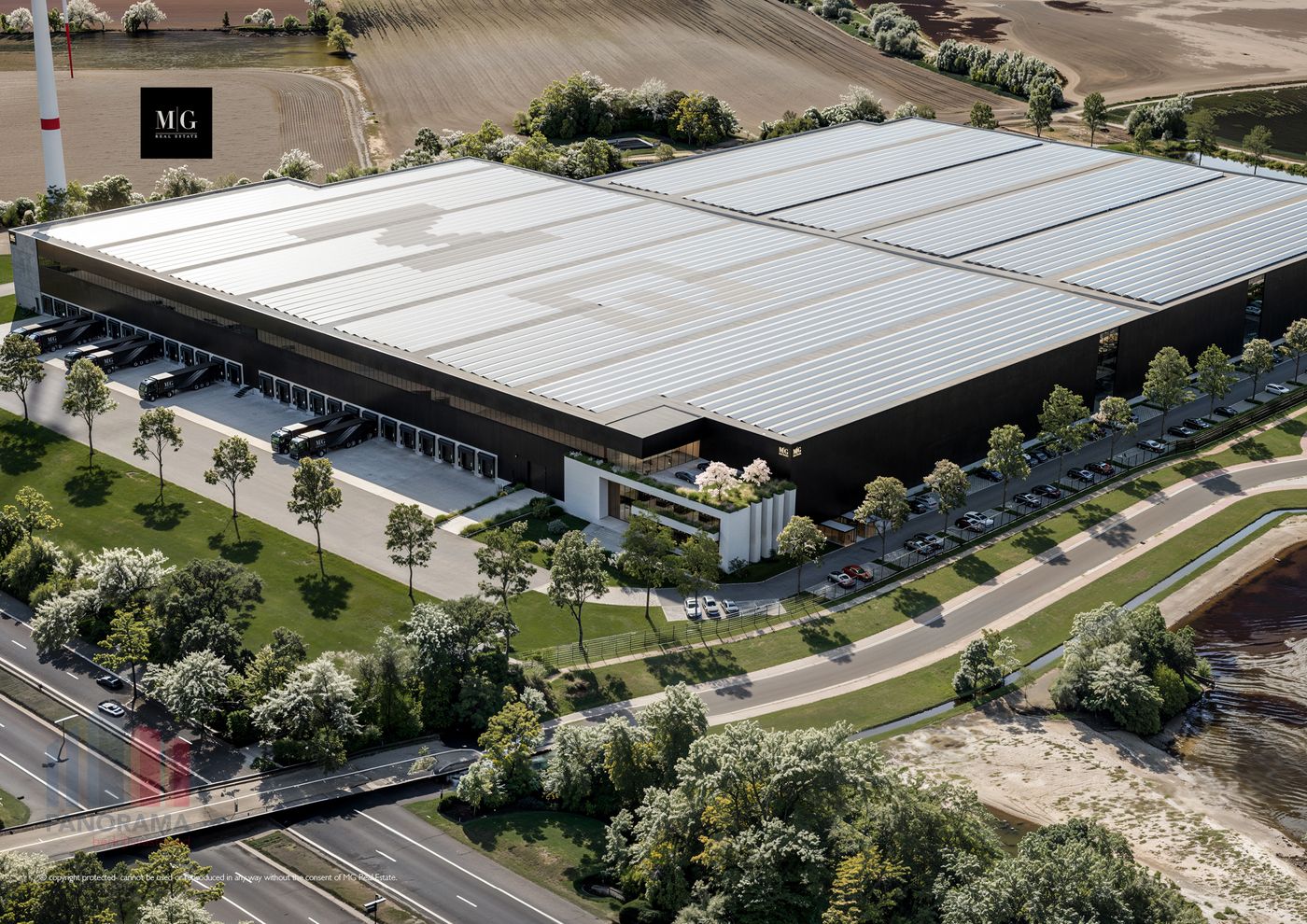 LOGISTIEKE MAGAZIJN MET UITSTEKENDE ZICHTBAARHEID VANAF DE E313 - foto 2