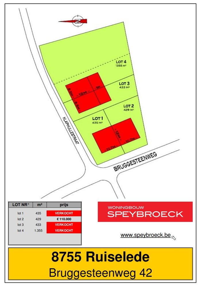 TE KOOP in Ruiselede in de Bruggesteenweg, 42 (Lot 2) - foto 4