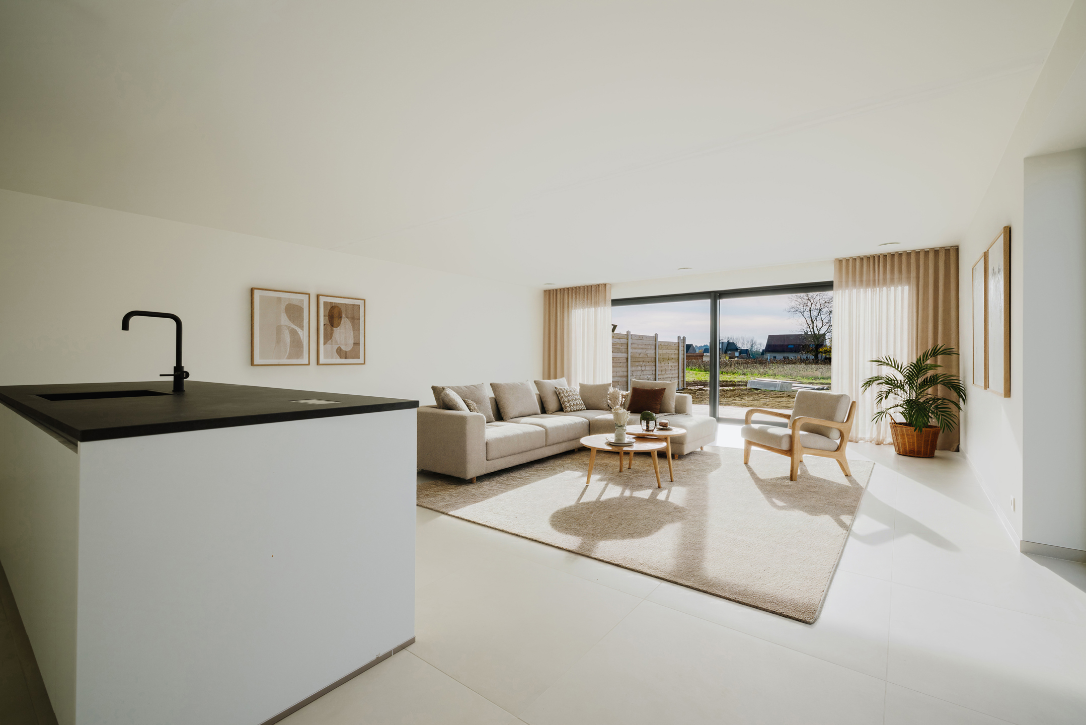 Moderne nieuwbouwwoning met zuidgerichte tuin te Zottegem - foto 1