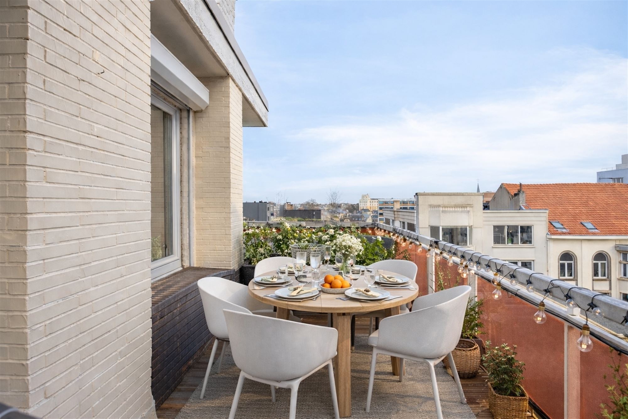 Dakappartement met zuid terras (22m²) en 2 slaapkamers - foto 2