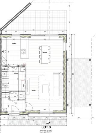 => Ligging<br />Deze drie nieuwbouwwoningen zijn rustig gelegen in het groene Achel. Nabij het centrum van winkels, scholen en horeca. Omringd door natuur en fiets- en wandelroutes.<br /><br />=> Het project<br />Het project omvat drie woningen.<br />De woningen worden verkocht onder de opschortende voorwaarde van het bekomen van een stedenbouwkundige vergunning.<br /><br />=> Indeling<br />-- Gelijkvloers:<br />- Inkomhal met apart gastentoilet<br />- Leefruimte<br />- Keuken<br />- Berging<br /><br />-- Verdieping<br />- Overlop<br />- Drie slaapkamers<br />- Apart toilet<br />- Badkamer<br /><br />-- Zolder<br />- 2 zolderruimtes<br />- Berging<br />- Technische ruimte<br /><br />=> Afwerking<br />De woningen kunnen casco, casco plus of volledig afgewerkt conform het lastenboek gekocht worden.<br />De geadverteerde prijs op de website is casco.<br /><br />Meer informatie over deze afwerkingen via ons kantoor te verkrijgen.