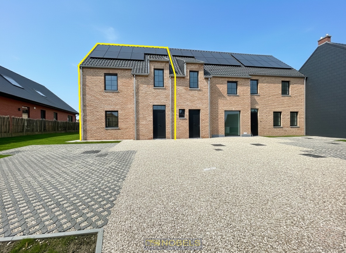 Te huur, prachtige halfopen nieuwbouwwoning met 4 slaapkamers en leuke tuin te Horebeke - foto 1