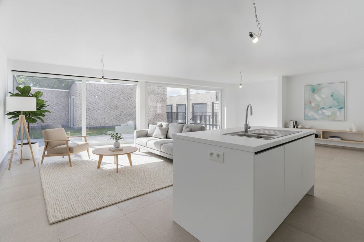 Stijlvol gelijkvloers appartement met tuin en optionele garage op toplocatie in Blankenberge - foto 1