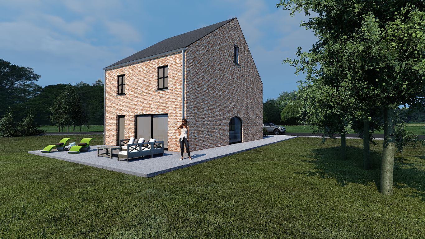 Knappe, halfopen bebouwing - nieuwbouw te Lierde - foto 1