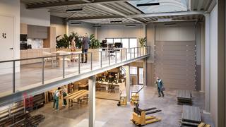 Unité PME neuve de 576 m² avec mezzanine de 126 m² à vendre, faisant partie du projet neuf De Stokerij : une zone d’activités durable...
