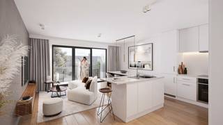 <p><strong><u>Sint-Lambrechts-Woluwe</u></strong> – Dit 2-slaapkamerappartement biedt een harmonieuze combinatie van ruimte, licht en woonkwaliteit.</p>
<p>De leefruimte met open keuken vormt het hart van de woning. Dankzij de grote raampartijen geniet deze ruimte van veel natuurlijke lichtinval en sluit ze aan op een privatieve buitenruimte. De twee slaapkamers bieden voldoende flexibiliteit voor een koppel, een gezin of de inrichting van een afzonderlijke thuiswerkplek.</p>
<p>Sylveza onderscheidt zich door zijn ligging in het binnengebied, midden in een groene omgeving. In combinatie met de gunstige oriëntatie zorgt dit voor meer rust en groen dan doorgaans wordt geassocieerd met stedelijk wonen.</p>
<p>Hedendaagse afwerkingen en performante voorzieningen maken het geheel compleet en zorgen voor een woning die aansluit bij de verwachtingen van vandaag.</p>
<p>Een evenwichtig en lichtrijk 2-slaapkamerappartement in een gegeerde residentiële omgeving in Sint-Lambrechts-Woluwe. Verkocht met registratierechten op de grond en btw op de constructie.</p>
<p>Oppervlaktes en beelden zijn indicatief. Contacteer ons voor meer informatie.</p>