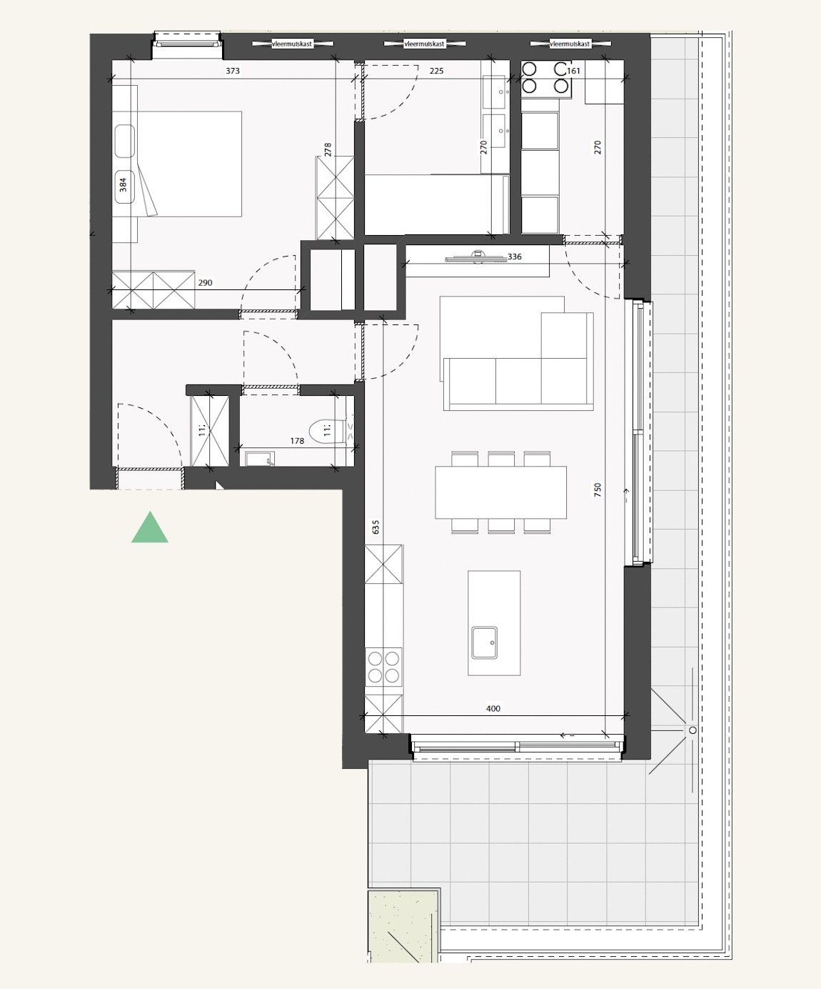 Apartment for sale in Malle with 1 bedroom - photo 3