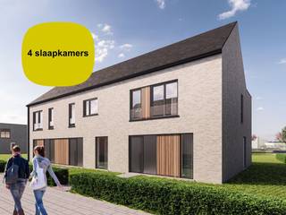 <br />Deze woning wordt gebouwd in het vernieuwend woonproject ‘Roobaertpark’, een rustige buurt die vernieuwend groen, open en verkeersarm is ingericht aan de rand van het stad. De woning is aangesloten op het stadswarmtenet, waardoor je niet meer afhankelijk bent van fossiele brandstoffen zoals aardgas! <br />Lot 50 is een gesloten bebouwing op een grondoppervlakte van 160 m² en wordt achteraan ontsloten door een tuinpad. De tuinomheining met poortje is inbegrepen, net als je eigen parkeerplaats. GELIJKVLOERS: inkom, wc, living, open keuken met eiland, ruime berging. EERSTE VERDIEPING: 3 ruime slaapkamers, ingerichte badkamer met inloopdouche en dubbele lavabo, aparte wc. ZOLDER : toegankelijk via een tweede vaste trap. Ideaal als 4de slaapkamer, bureauruimte of hobbyruimte. Leuke tuin. Doodlopende straat met groenzone, kindvriendelijke omgeving. Deze woning wordt aangeboden met ingerichte badkamer, bevloering, zonnepanelen en vloerverwarming.<br /><br />Prijs excl. btw en kosten. Voor meer info bel 09 280 60 60 of mail naar info@durabrik.be<br />Download de brochure op https://durabrik.immo/roeselare-honzebroekstraat |<br />Bezoek onze kijkwoning ter plaatse. Een afspraak maken kan via https://www.durabrik.be/nl/kijkwoningen/roeselare-honzebroekstraat<br /><br />* Afbeeldingen en oppervlaktes zijn indicatief.
