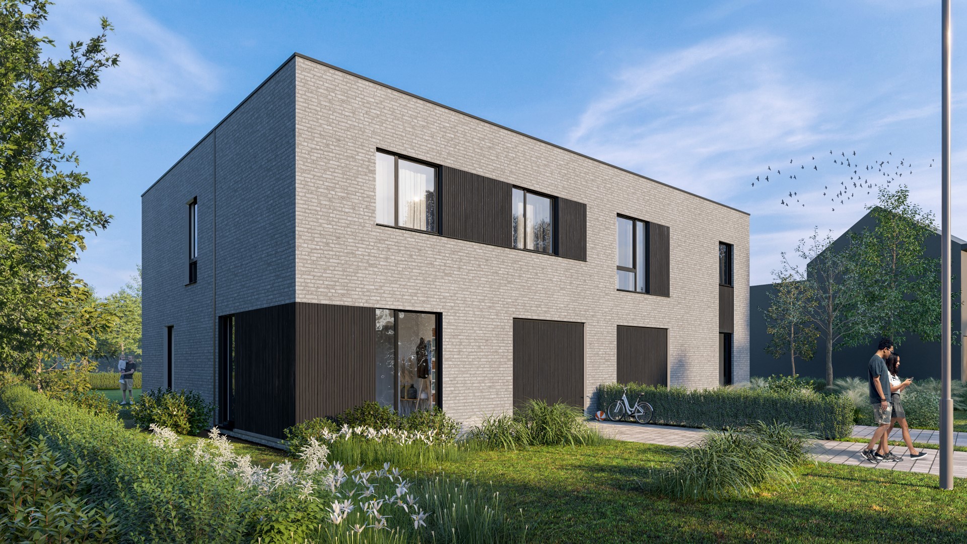 Energiezuinige halfopen bebouwing met 3 slpk’s &amp; garage - foto 1