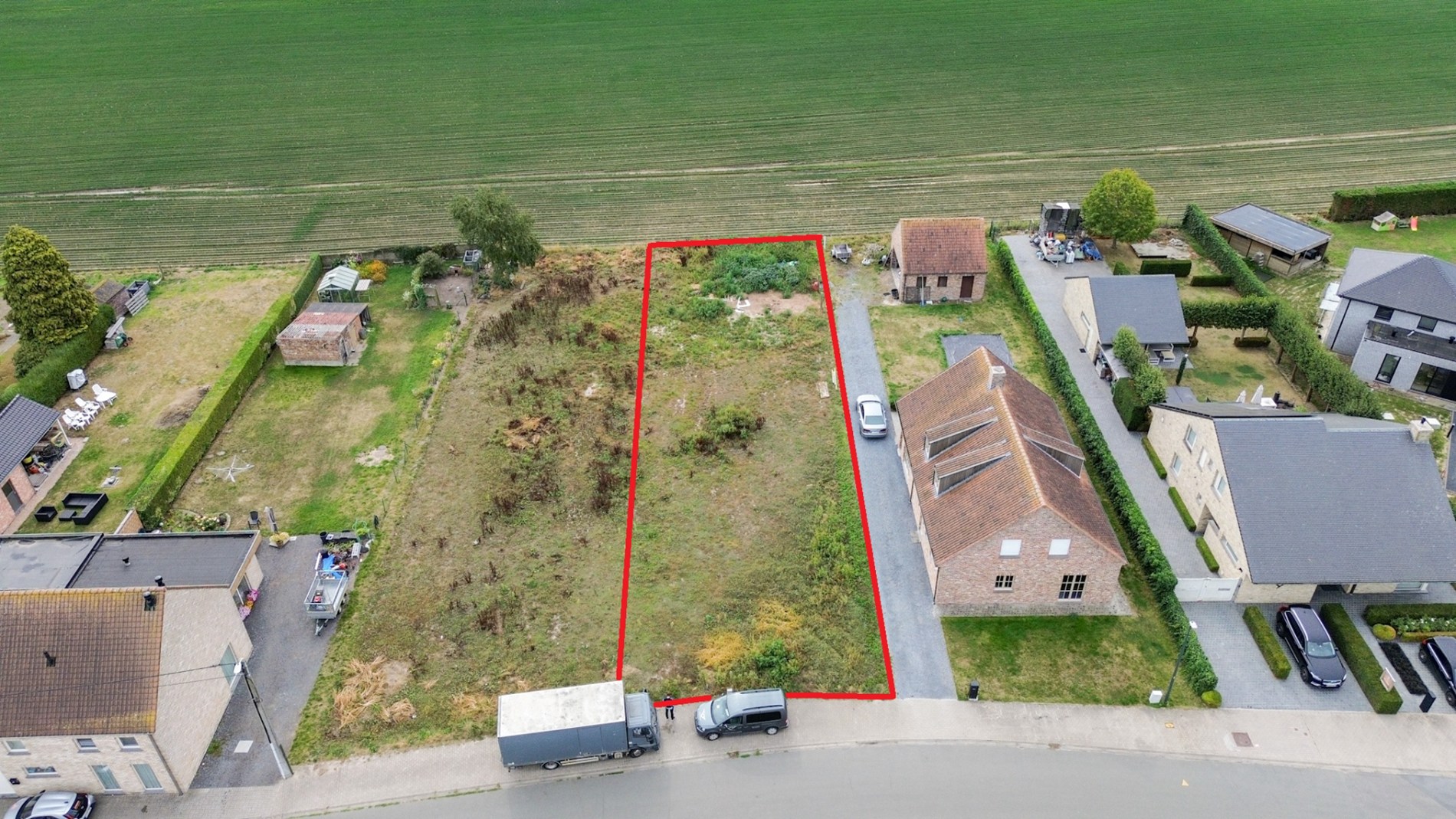 Mooi gelegen perceel bouwgrond voor open bebouwing, 804 m², Bovekerke. - foto 3