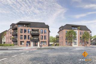 Dit appartement (tweede verdieping) van 95 m² met twee slaapkamers is voorzien van een overdekt terras van 14,47 m² gericht op het...