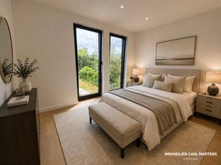LAATSTE APPARTEMENT MET 2 SLAAPKAMERS te koop in Residentie Bouleau ! Geniet van 6% BTW! Energiezuinig nieuwbouwproject op aangename ligging. Het project bestaat uit 3 woningen en 7 appartementen. <br /><br /><u><strong>Eerste verdieping:</strong></u><br /><br />Via de inkomhal betreed je het appartement en kom je terecht in de ruime living die voorzien is van een terras en grote ramen. Open ingerichte keuken voorzien van kasten en toestellen. Technische berging met aansluiting voor wasmachine en droogkast. 2 slaapkamers en ingerichte badkamer.<br /><br />E peil 10 - Zonnepanelen - Warmte pomp met vloerverwarming.<br /><br />Grondwaarde: € 102.852,75 (onder registratie)<br />Bouwwaarde: € 239.989,75 (onder BTW)<br /><br />Staanplaats €20.000 - Berging: € 5.000 <br />Oplevering 2026<br /><br />Plannen, lastenboek, prijslijst beschikbaar op aanvraag.<br /><br />Voormelde prijzen zijn exclusief registratie (op grondwaarde) en BTW (op bouwwaarde)<br /> 