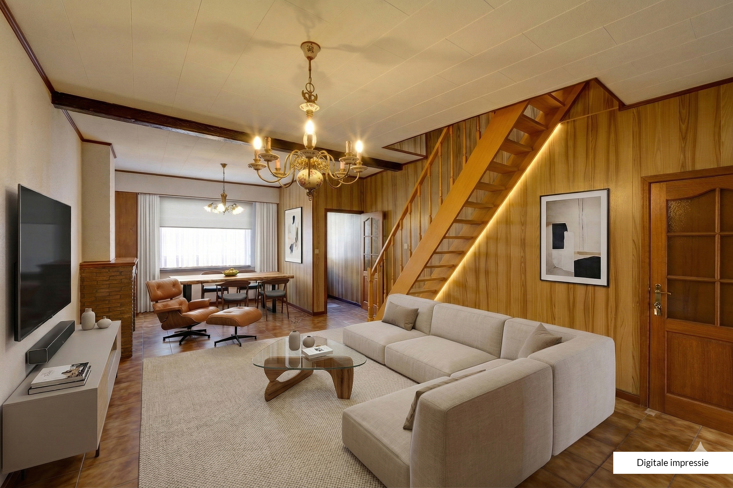 Te renoveren rijwoning met 3 slk en tuin in Hoboken. - foto 4