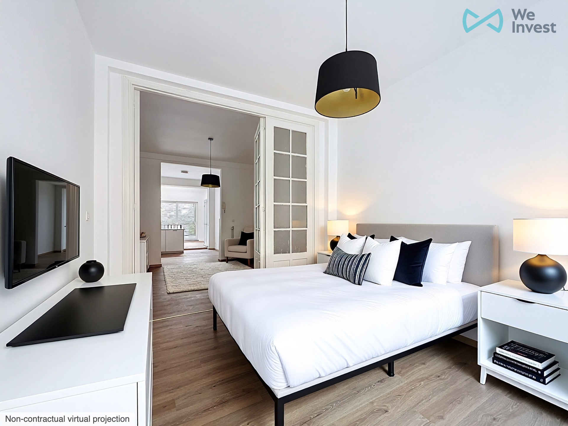 Volledig gerenoveerd 1-slaapkamerapp. te huur in centrum BXL - foto 4