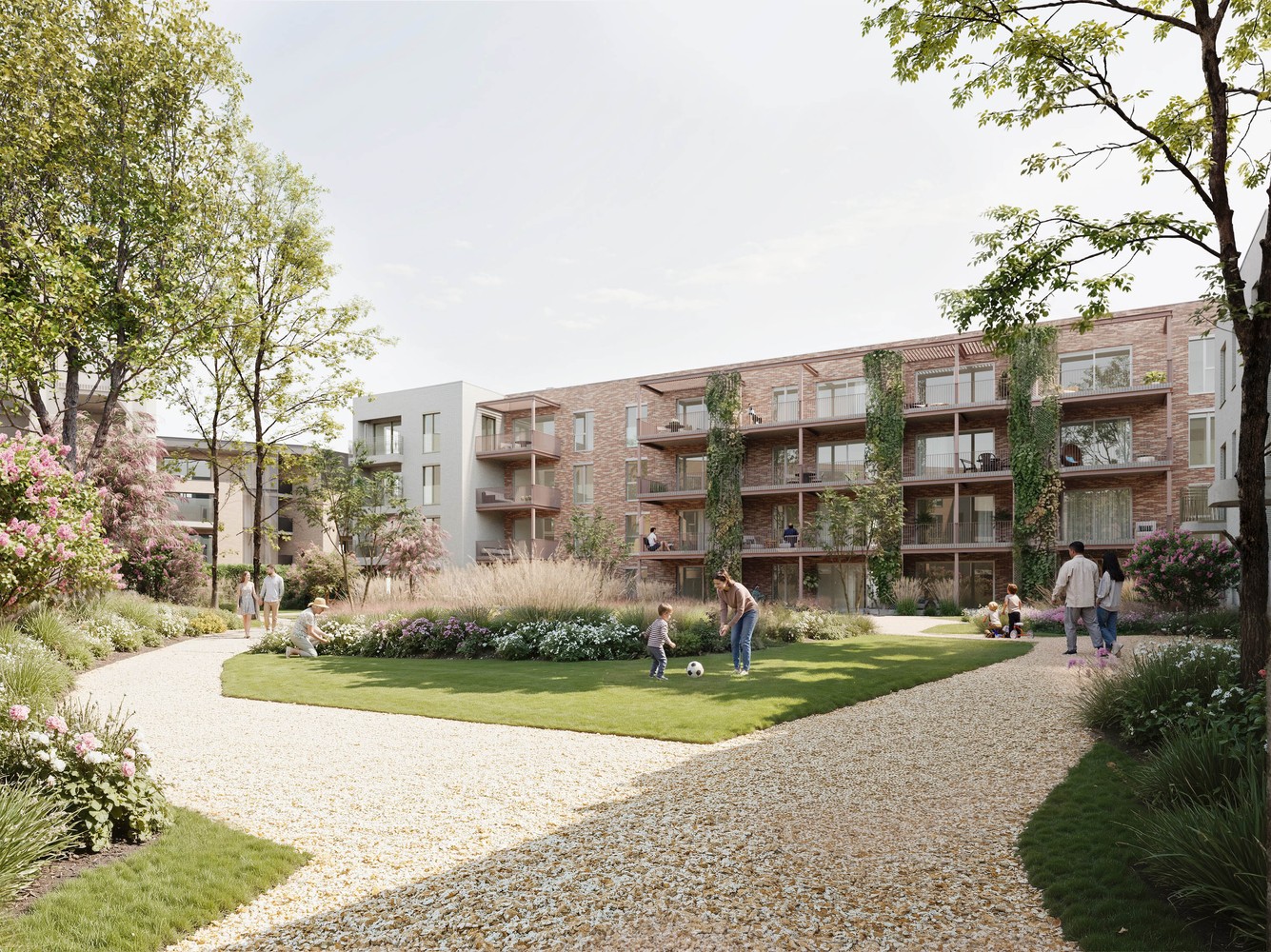 Stijlvolle 1-slaapkamerappartementen met grote zuidwestterrassen en mogelijkheid 6% BTW – Residentie Fleur (WADO) - foto 4