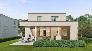 <p>Drie exclusieve nieuwbouwvilla’s waar luxe en hedendaagse architectuur elkaar perfect aanvullen.</p>
<p>De woningen scoren zeer goed qua energiezuinigheid (E-peil max E19) dankzij de <strong>geothermische warmtepompen </strong>met vloerverwarming, <strong>zonnepanelen</strong>, <strong>superisolerende hoogrendements dubbele beglazing,</strong> vloer- muur- en dakisolatie, <strong>ventilatie type D</strong>,…</p>
<p><strong>Troeven van dit project:</strong></p>
<ul>
<li><strong>BEN-woningen (Bijna-EnergieNeutraal)</strong> – energiezuinig wonen met lage energiekosten en toekomstgerichte woonkwaliteit</li>
<li><strong>Rustige ligging</strong> – op fietsafstand van het centrum van Maldegem</li>
<li><strong>Strakke architectuur</strong> – moderne open bebouwingen met een stijlvol plat dak</li>
<li><strong>Ruimte voor het hele gezin</strong> – 4 slaapkamers en 2 badkamers</li>
<li><strong>Aangenaam samenleven</strong> – open keuken met aansluitende berging en een ruime leefruimte met grote raampartijen en zicht op de tuin</li>
<li><strong>Ideaal voor thuiswerk</strong> – aparte bureauruimte</li>
<li><strong>Praktisch comfort</strong> – inpandige garage</li>
<li><strong>Duurzame technieken</strong> – zonnepanelen, warmtepomp en vloerverwarming (uitgezonderd garage en bergingen)</li>
<li><strong>Kwalitatieve materialen</strong> – luxueuze, onderhoudsvriendelijke en stijlvolle afwerking</li>
<li><strong>Afwerking naar keuze</strong> – afhankelijk van de bouwfase kan u nog persoonlijke keuzes maken</li>
<li><strong>Instapklaar</strong> – volledig afgewerkt bij oplevering</li>
</ul>
<p>De prijzen van de woningen <strong>starten vanaf €590.000 (excl. kosten).</strong></p>
<p><strong>Extra voordeel:</strong> aankoop mogelijk aan <strong>6% btw</strong>, mits voldaan aan de wettelijke voorwaarden.</p>
<p>Bent u op zoek naar<strong> een moderne, energiezuinige villa in Maldegem?</strong> Neem gerust vrijblijvend contact met ons op voor meer informatie of een plaatsbezoek via 050/73.73.73 of via info@bonnevastgoed.be</p>