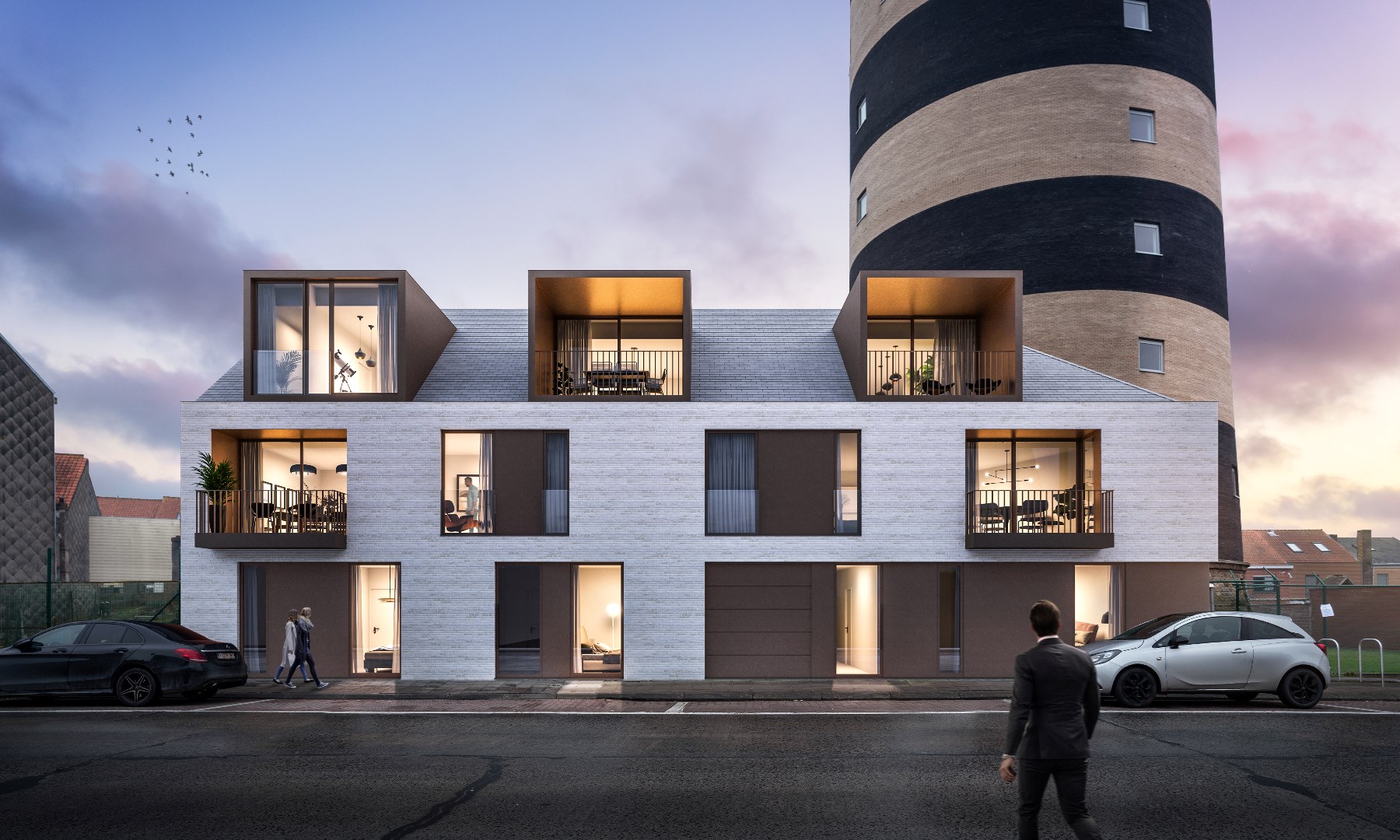 Nieuwbouwappartement met 2 slaapkamers en terras in residentie 'De Watertoren' - foto 1