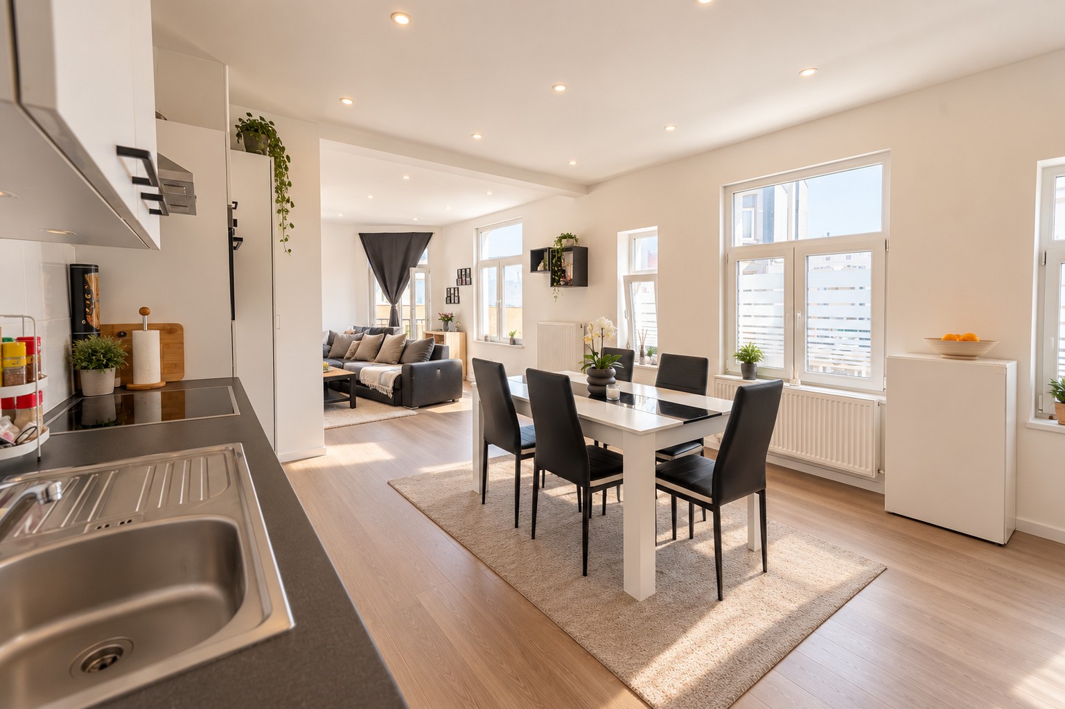 LICHTRIJK EN INSTAPKLAAR TWEESLAAPKAMERAPPARTEMENT OP TOPLOCATIE - foto 3