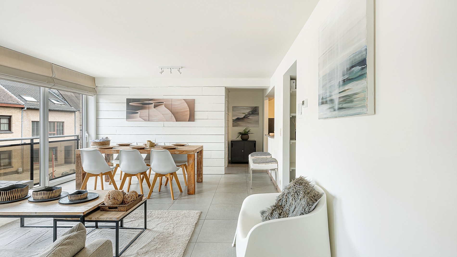 Breed appartement met 2 slpks. in centrum Knokke - foto 4