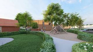 Dit nieuwbouwproject wordt opgetrokken in een rustige en groene omgeving. Bestaande uit verschillende wooneenheden zoals hoevewoningen, woningen en appartementen. Alle informatie kunt u vinden op onze website www.albert.immo Appartementen vanaf € 240.000,- Keuze uit 1, 2 of 3 slaapkamers. Allemaal met terras. Bewoonbare oppervlaktes tussen 66m² en 117m². Terrasoppervlaktes tussen 10m² en 15m². Woningen (HOB of GB) vanaf € 420.000,- Keuze uit 3 of 4 slaapkamers. Elke woning beschikt over een private tuin. Bewoonbare oppervlaktes tussen 159m² en 200m².. Hoevewoningen (HOB) vanaf € 554.000,- Keuze uit 3 of 4 slaapkamers. Keuze uit 1 of 2 badkamers. Bewoonbare oppervlaktes tussen 232m² en 259m². Mogelijkheid tot aankopen van een ondergrondse staanplaats en/of kelderberging. Vermelde prijzen zijn exclusief BTW en registratiekosten.