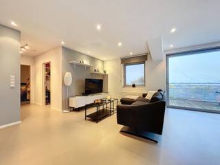 MODERN APPARTEMENT RING VAN TIENEN MET 2 SLAAPKAMERS.Dit moderne appartement op de ring van Tienen combineert stijl en comfort met een prachtig...