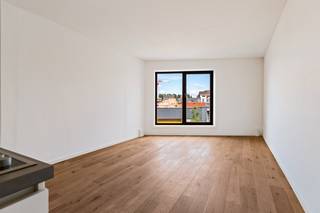 In het bruisende hart van Antwerpen, vlakbij de hippe Slachthuissite treffen we dit één-slaapkamer appartement aan de Twee Netenstraat...