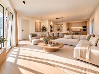 Ontdek dit prachtig nieuwbouwappartement, ideaal gelegen in het centrum van Wenduine op wandelafstand van winkels, horeca, openbaar vervoer en het strand. Met een bewoonbare oppervlakte van 115 m² combineert dit appartement ruimte, comfort en energiezuinigheid in een moderne woonomgeving.<br /><br />Via de inkomhal met videofoon betreedt u de lichtrijke leefruimte van 38 m², waar grote raampartijen zorgen voor een aangename sfeer en een mooie verbinding met het ruime terras van 21 m². Hier geniet u volop van het buitenleven dankzij de royale oppervlakte, een lichtpunt met armatuur en een buitenstopcontact.<br /><br />De volledig uitgeruste keuken sluit naadloos aan op de leefruimte en biedt alle comfort voor dagelijks gebruik. Verder beschikt het appartement over twee volwaardige slaapkamers van respectievelijk 10 m² en 12 m², beide voorzien van UTP-aansluitingen. De badkamer is uitgerust met een inloopdouche afgewerkt met wandtegels en er is daarnaast een afzonderlijk toilet met lavabo aanwezig.<br /><br />Extra praktisch is de berging, voorzien van aansluitingen voor wasmachine, droogkast, modem, verwarmingsinstallatie en ventilatiesysteem.<br /><br />Op technisch vlak voldoet dit appartement aan de hedendaagse normen dankzij de geothermische warmtepompinstallatie met vloerverwarming. De combinatie van duurzame technieken, aluminium ramen en hoogwaardige isolatie resulteert in gunstige E-peil.<br /><br />De kwalitatieve afwerking met keramische tegels en fineerparket zorgt voor een tijdloze uitstraling. Dit energiezuinige nieuwbouwappartement is de ideale keuze voor wie op zoek is naar comfortabel wonen aan de Belgische kust met alle voorzieningen binnen handbereik.