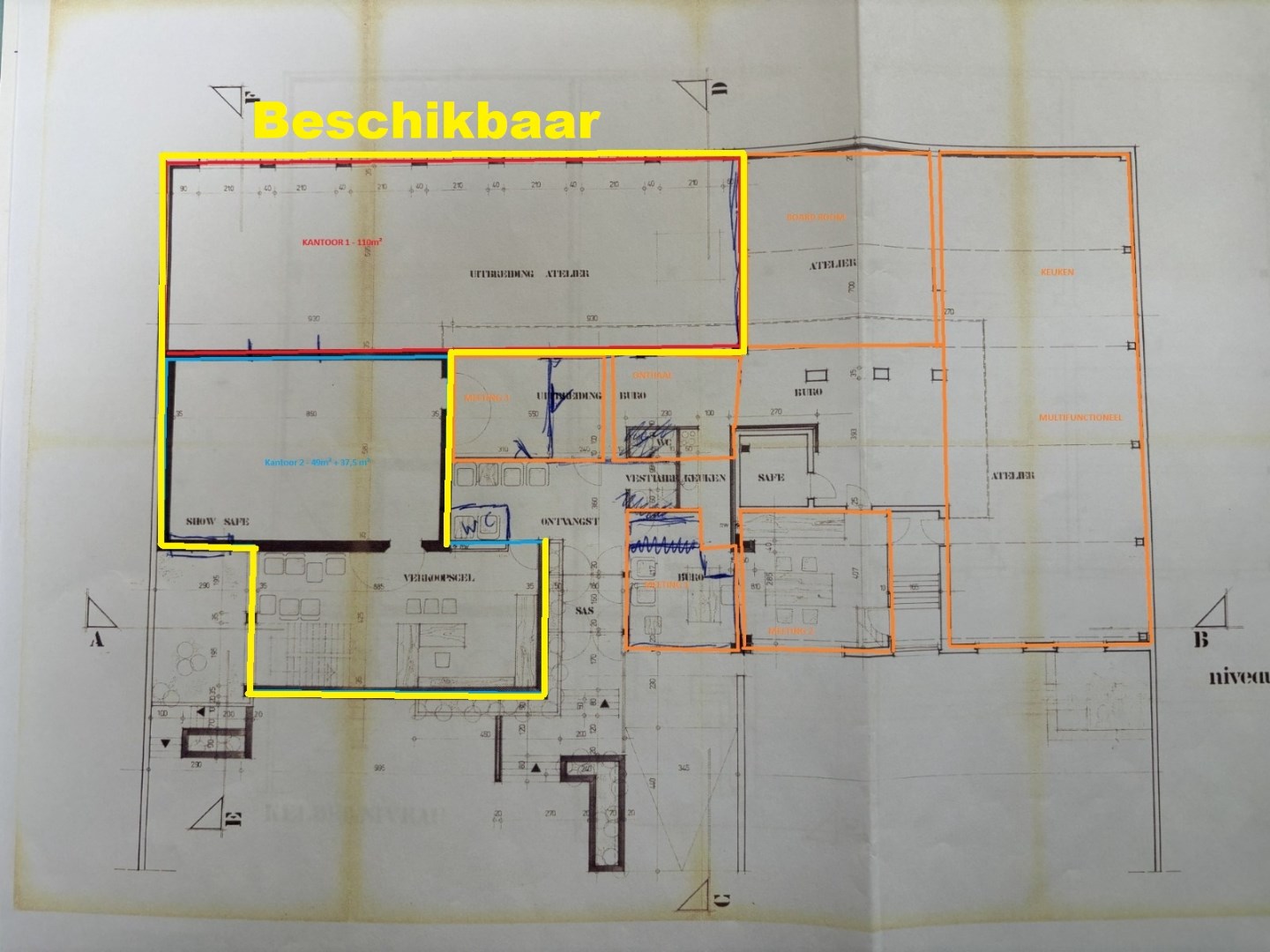 Ruim kantoor met parking en gemeenschappelijke voorzieningen - foto 2