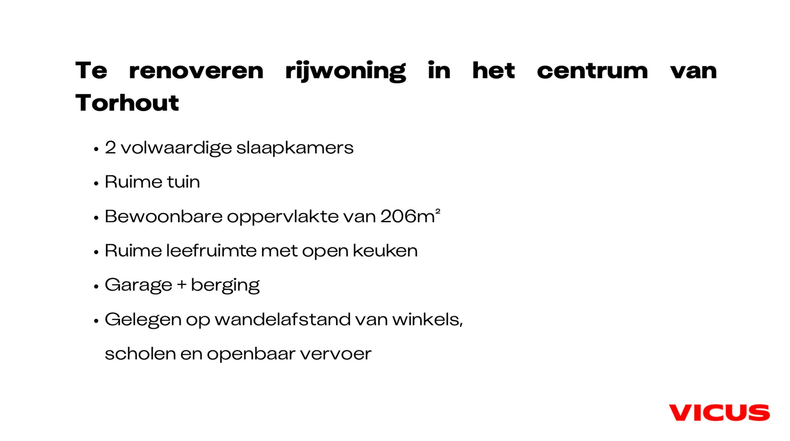 Te renoveren woning in hartje Torhout - foto 2