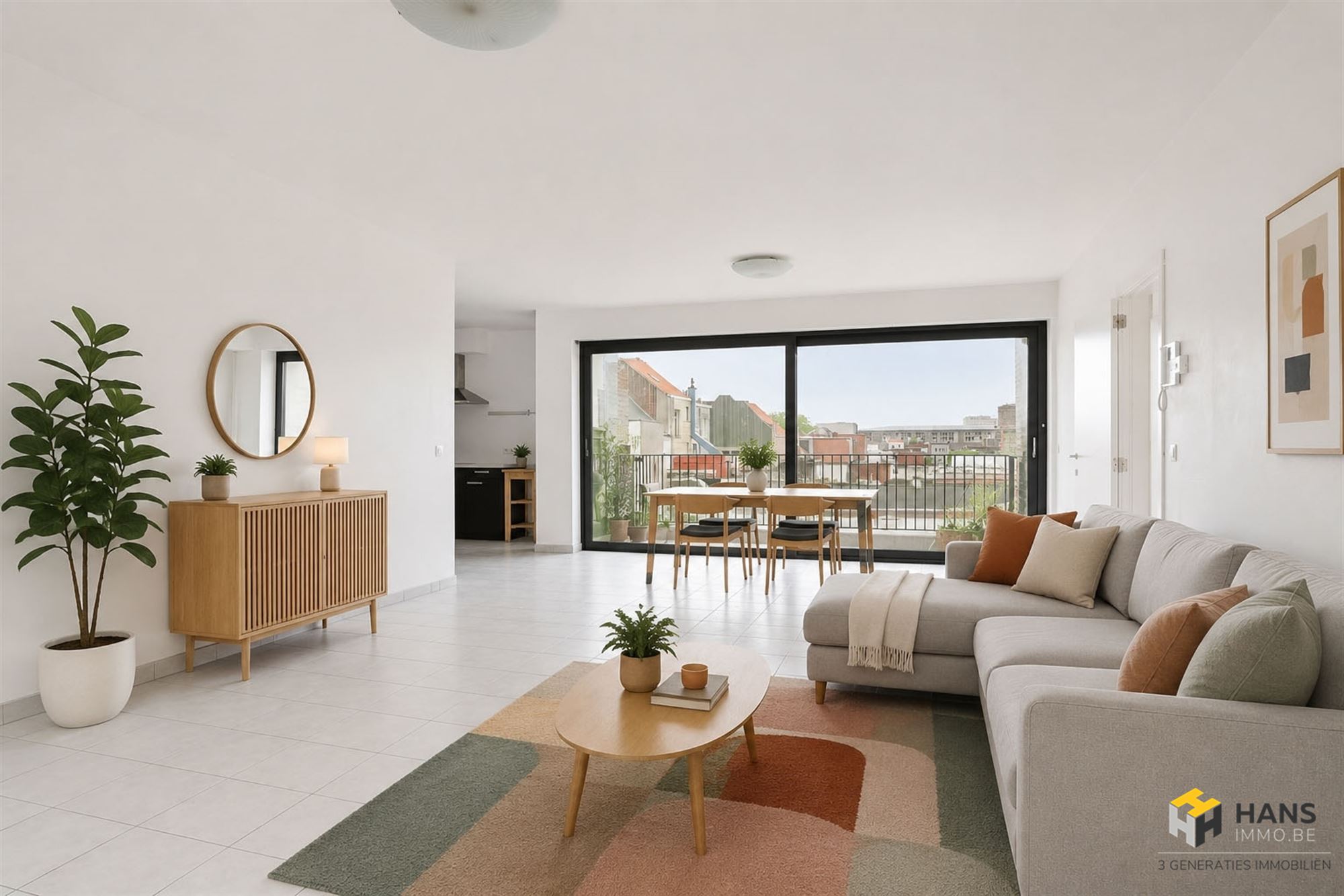 Ruim appartement (110 m²) met 2 slaapkamers en terras (12 m²) in Antwerpen (2020) - foto 2
