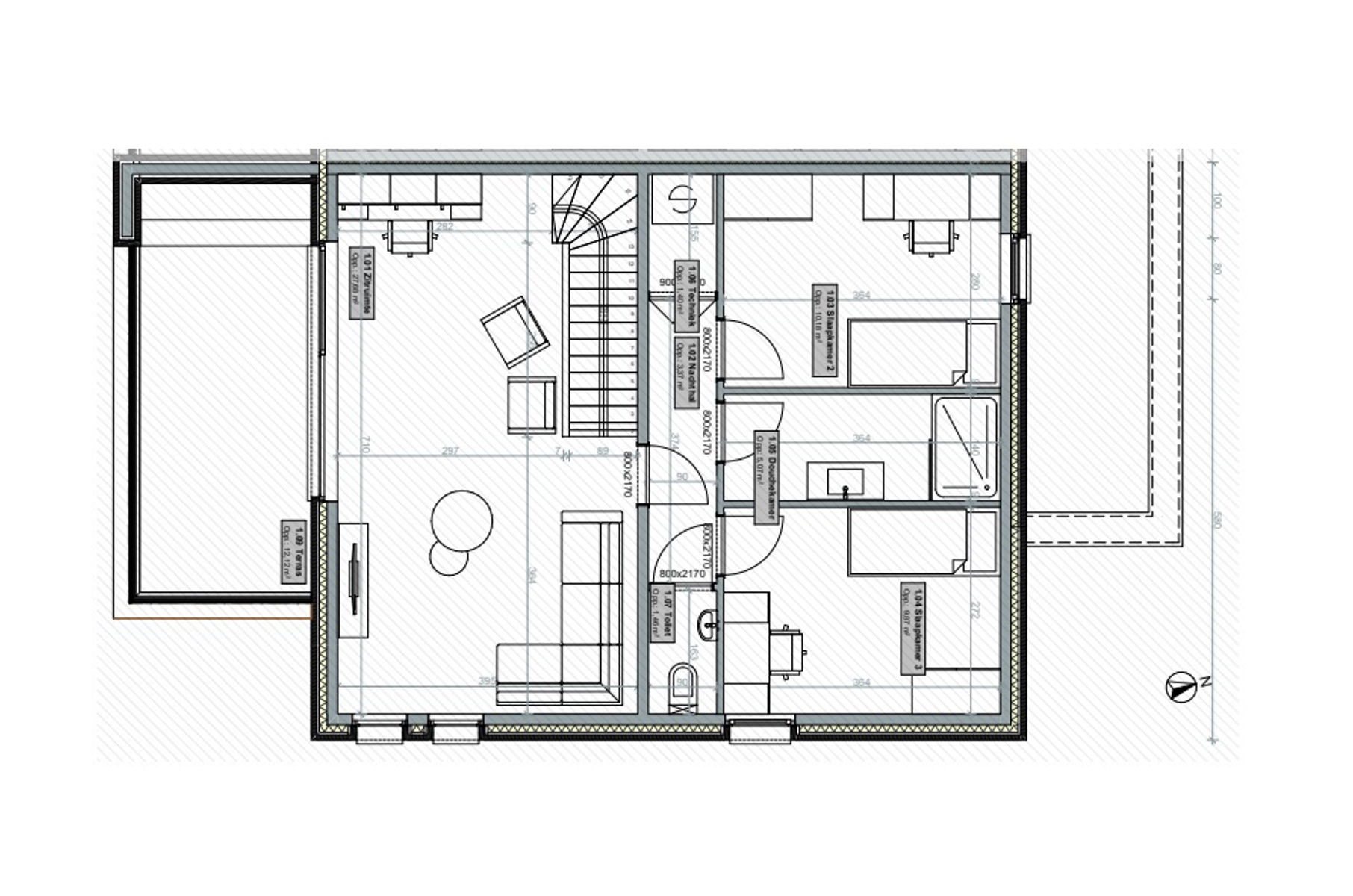 Koppelvilla met 3 slaapkamers en prachtig uitzicht te Gooik - foto 2