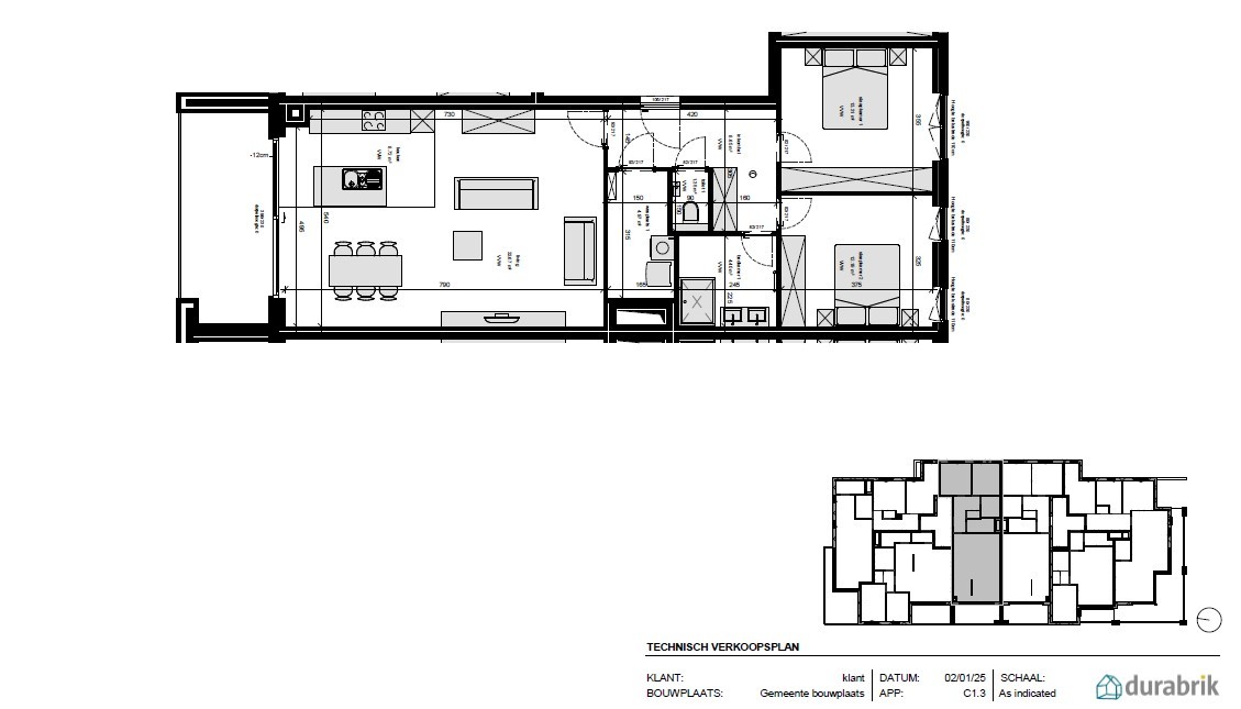Appartement te koop in Berendrecht met 2 slaapkamers - foto 2