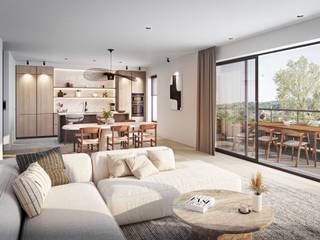 <p>Situé en plein coeur de Woluwe-Saint-Lambert, en bordure de la Zone Natura 2000 de la Vallée de la Woluwe et surplombant la promenade verte, le projet "Alba" propose un développement immobilier neuf comprenant 11 spacieux appartements de standing. À deux pas du Woluwe Shopping Center et du Parc Malou, sa localisation idéale offre un cadre de vie équilibré en plein cœur de la capitale.</p>
<p>L’appartement A2.03 offre 2 chambres et une superficie brute de ± 142 m². Il est situé au premier étage et se compose d’un hall d’entrée avec vestiaire et wc invités, d’un séjour ouvert, avec cuisine américaine et cellier, s’ouvrant sur 2 façades et donnant accès à sa terrasse de ± 33 m². Le hall de nuit distribue deux chambres en suites, chacune avec sa salle d’eau, dont la master avec sa salle de bains complète et wc, ainsi qu’une buanderie.<span> </span></p>
<p>Autres : PEB A+, pompes à chaleur, chauffage sol et refroidissement, panneaux solaires, alarme, luminaires, cuisines Flamant. Caves et parkings (avec bornes de recharge), local vélos. Split terrain (D.E. 12,5 %) et constructions (TVA de 21 %).</p>
<p>Woluwe-Saint-Lambert est une commune verte et calme, facilement accessible en voiture ou en transports en commun. Elle jouit de la belle promenade verte et est proche de nombreux parcs, offrant ainsi un excellent compromis entre la ville et la nature. Les commerces, hôpitaux et écoles sont à proximité immédiate.</p>
<p>Pour toute information, veuillez contacter Philippe Dijkmans au +32 (0) 475 45 77 20.</p>