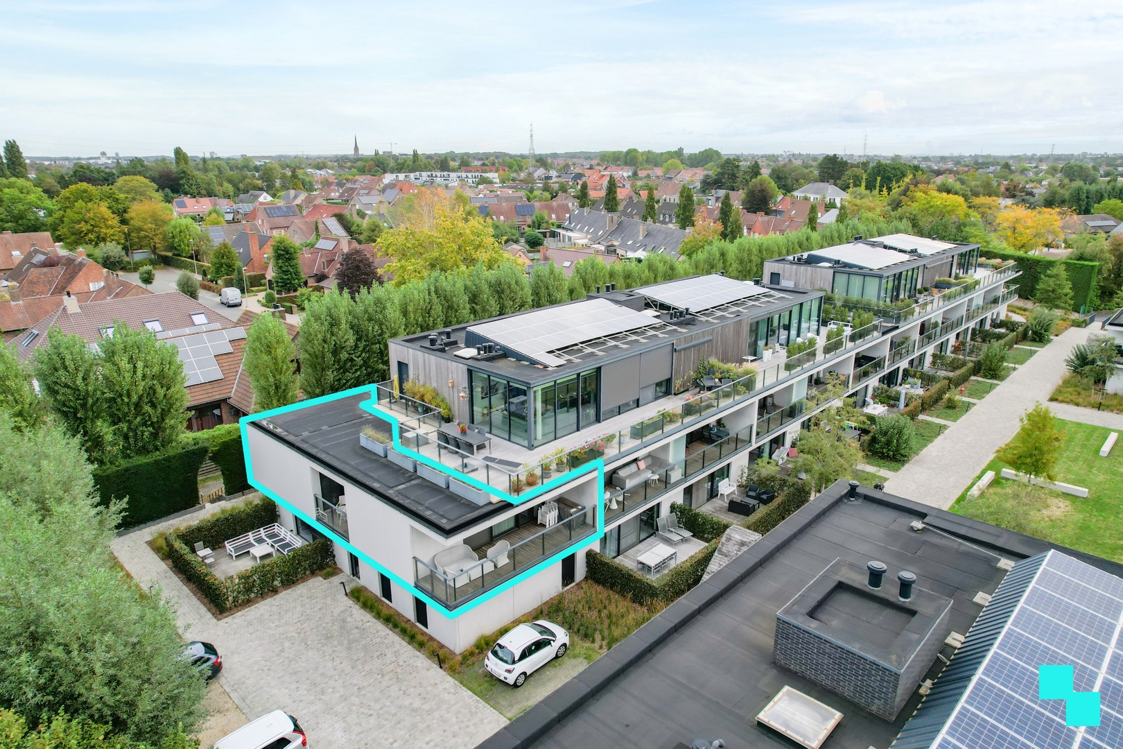 Bijna energieneutraal (E-peil: 8) instapklaar appartement te Bosmolens - foto 1